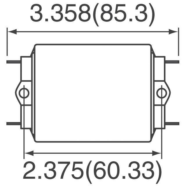 3VW1 TE Connectivity Corcom Filters  Modules de filtrage de ligne électrique